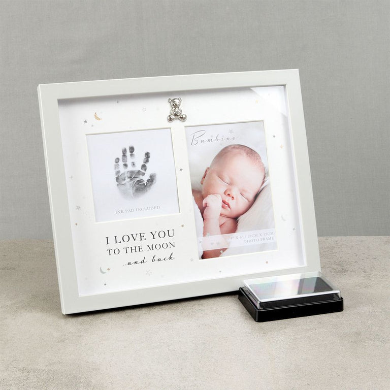 4 X 6  BAMBINO HAND PRINT FRAME WITH INK PAD