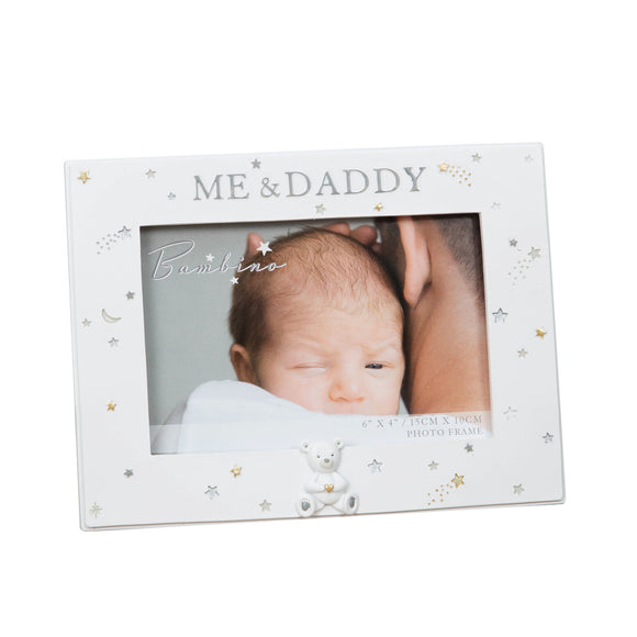 Bambino Resin Daddy  Me Photo Frame  6 X 4