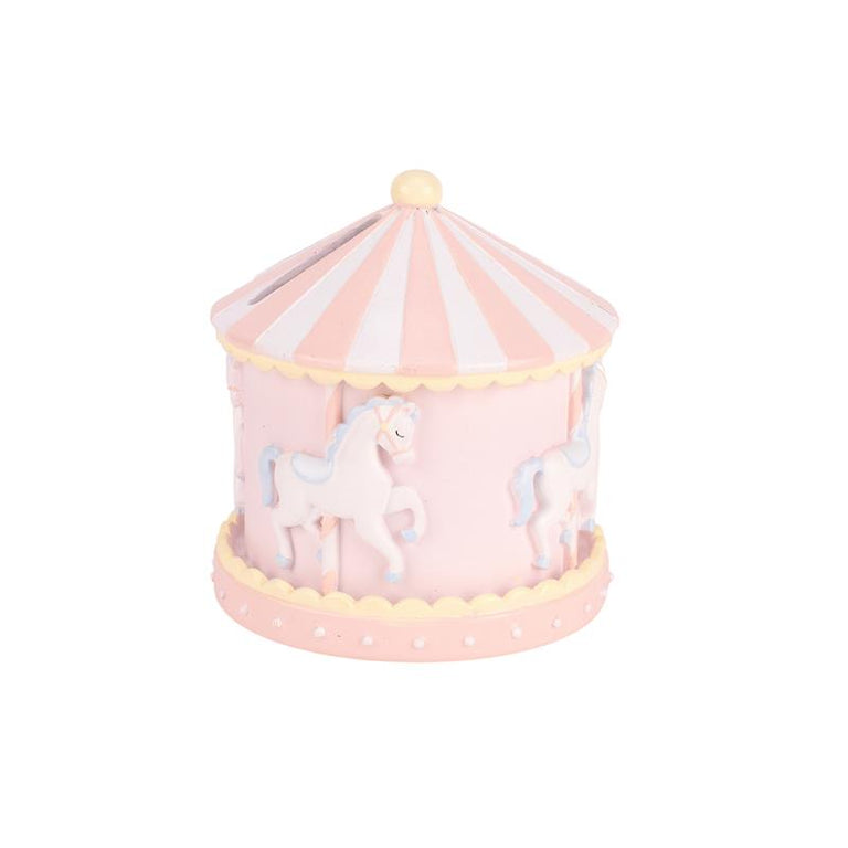 Celebrations Hello Baby Carousel Money Box  Pink