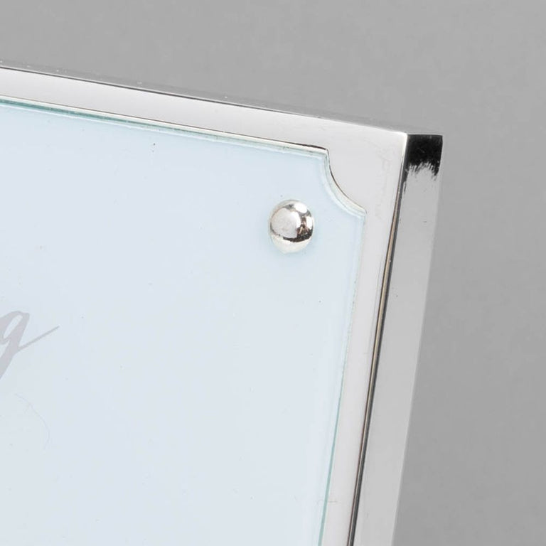 Blue On Your Christening Plaque with Engraving Plate