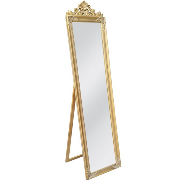Cheval Mirror Gold 45x170cm