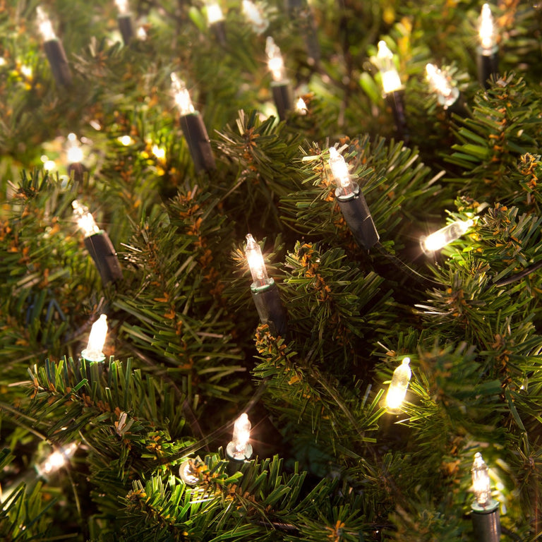 200 Fairy Clear Lights Static  Plastic Tub