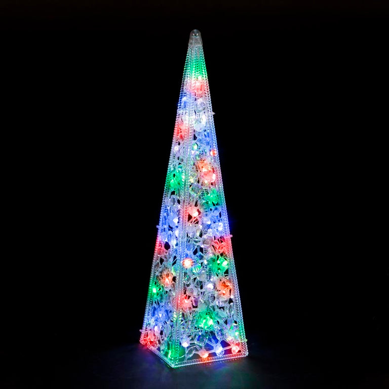 60cm Acrylic Tower with 80 RedGreen  RedBlue LEDsLVOD