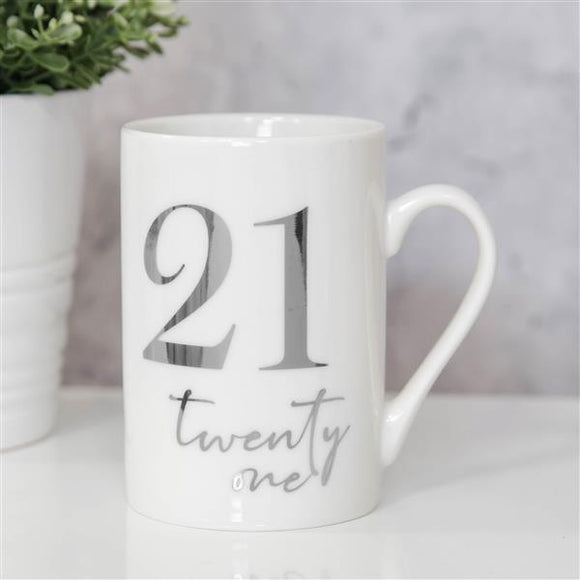 Milestone Ceramic Mug  21st