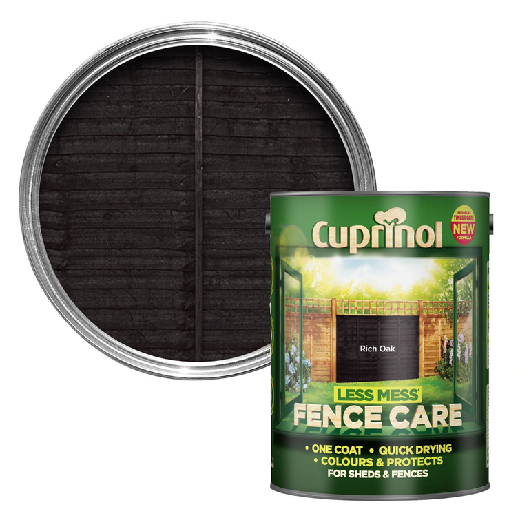 Cuprinol Less Mess Fence Care   Black