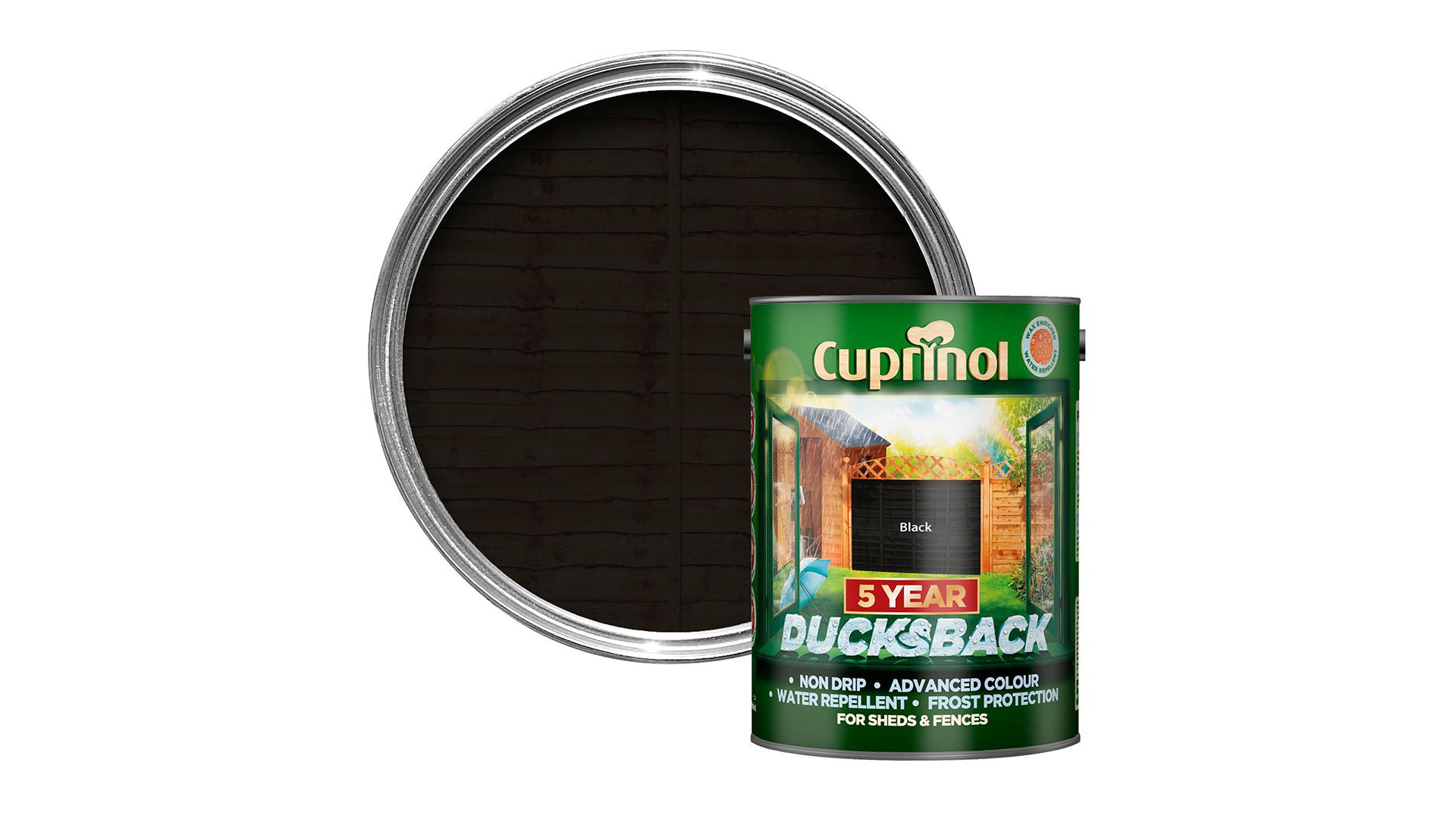 Cuprinol Less Mess Fence Care Rich Oak Foy and Company