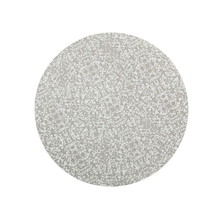 Monsoon Filigree Silver Round Placemats Set of 4