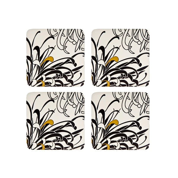 Denby Monsoon Chrysanthemum Cream 4x Coasters