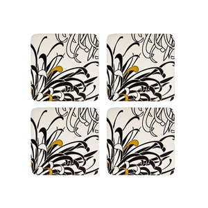 Denby Monsoon Chrysanthemum Cream 4x Coasters