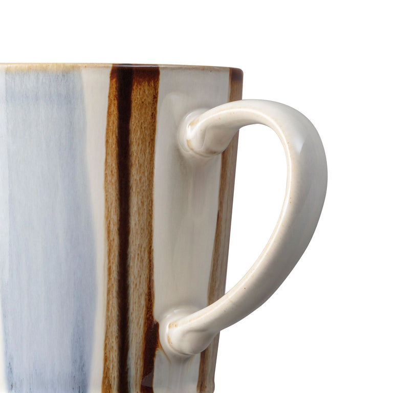 Denby Brown Stripe Painted Large Mug