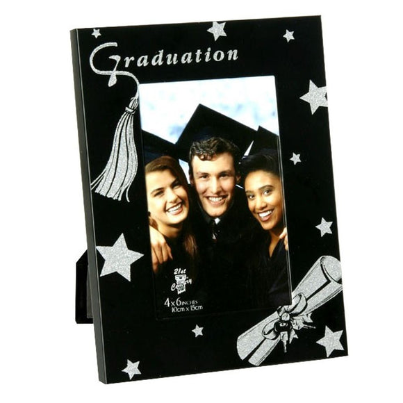 Celebrations Black Photo Frame  Graduation