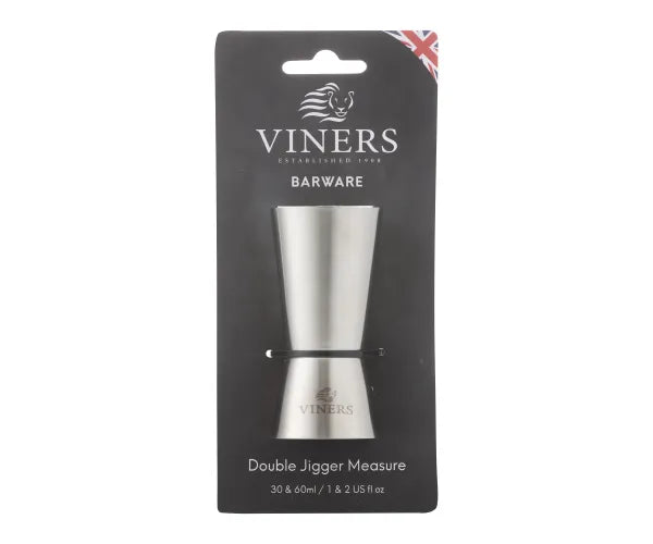 Barware Double Jigger Measure – Stainless Steel 30ml & 60ml Cocktail Spirit Measure