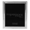 Impressions Silver Plated Frame With Beaded edge 8 X 10