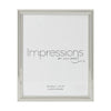Impressions Silver Plated Beaded Edge Photo Frame