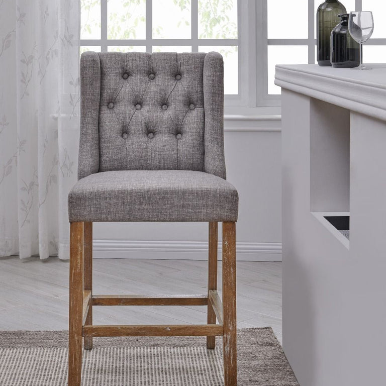 Mal Barstool OakGrey