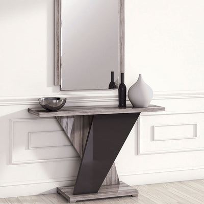 Glamour Grey Console Table
