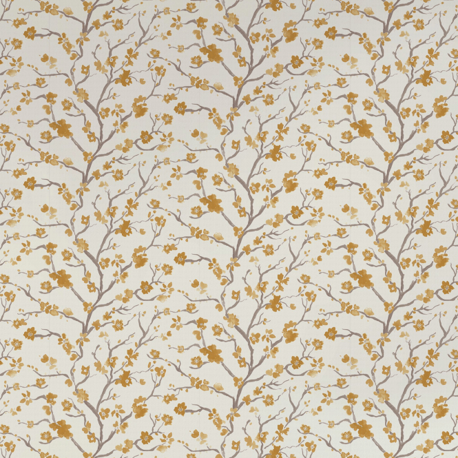 Ushi Ocher Mustard Wallpaper