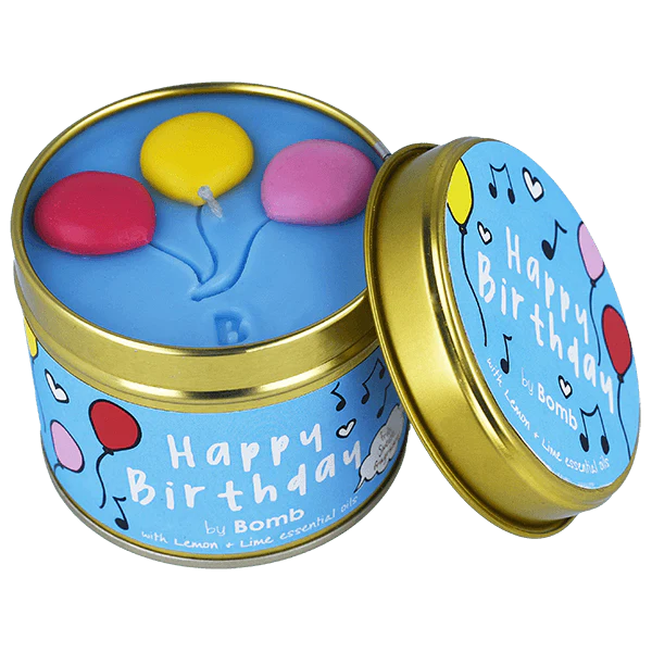 Happy Birthday Scent Stories Tin Candle