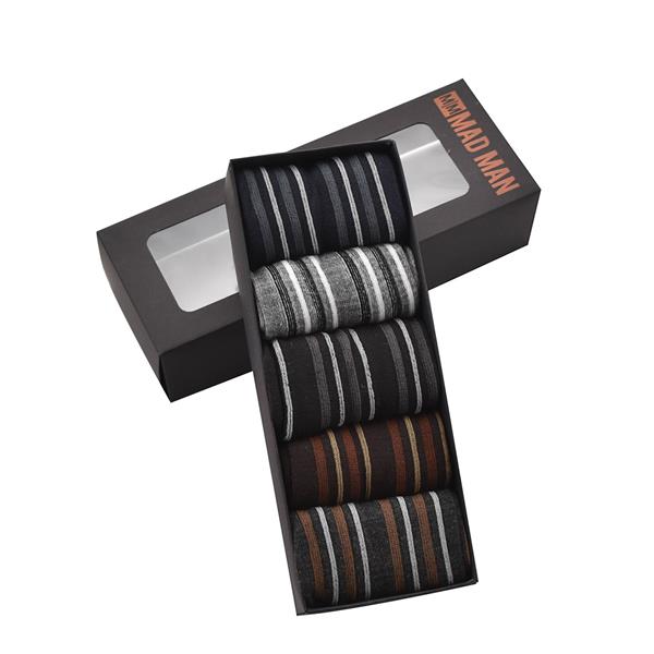 Mad Man Variegated Boxed Socks 5 Piece