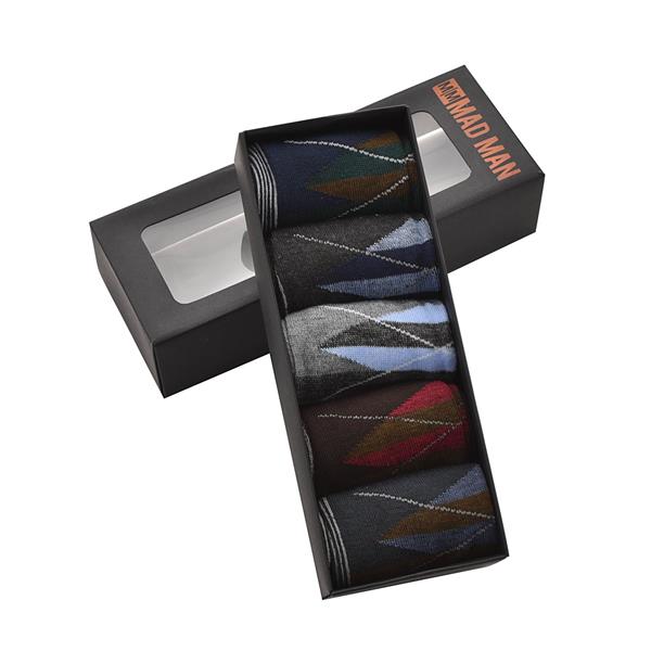 Mad Man Ziggy Boxed Socks 5 Piece