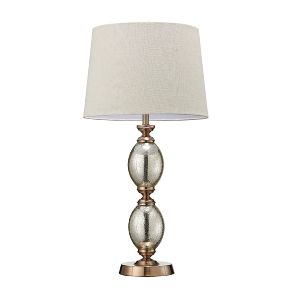 Crushed glass deals table lamp