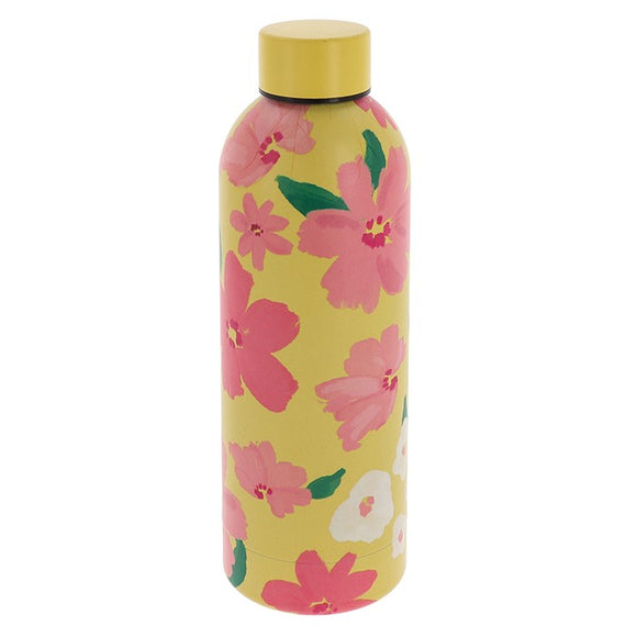 Hydration Bottle Floral Yellow