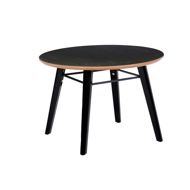 Lotti Round Lamp Table Black