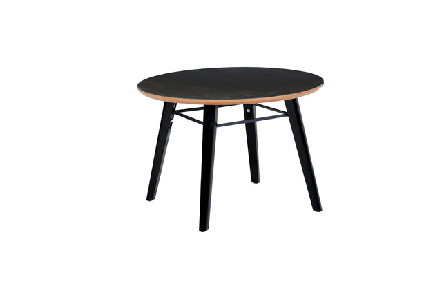 Lotti Round Lamp Table Black