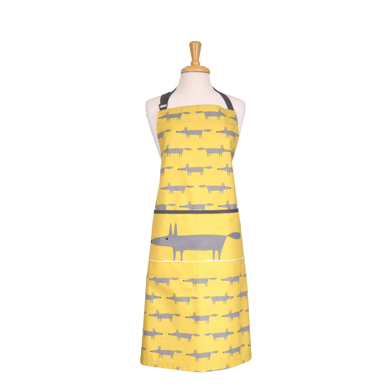 Scion Living Mr Fox Apron Yellow