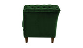Newport 1 Seater Chair Green Velvet