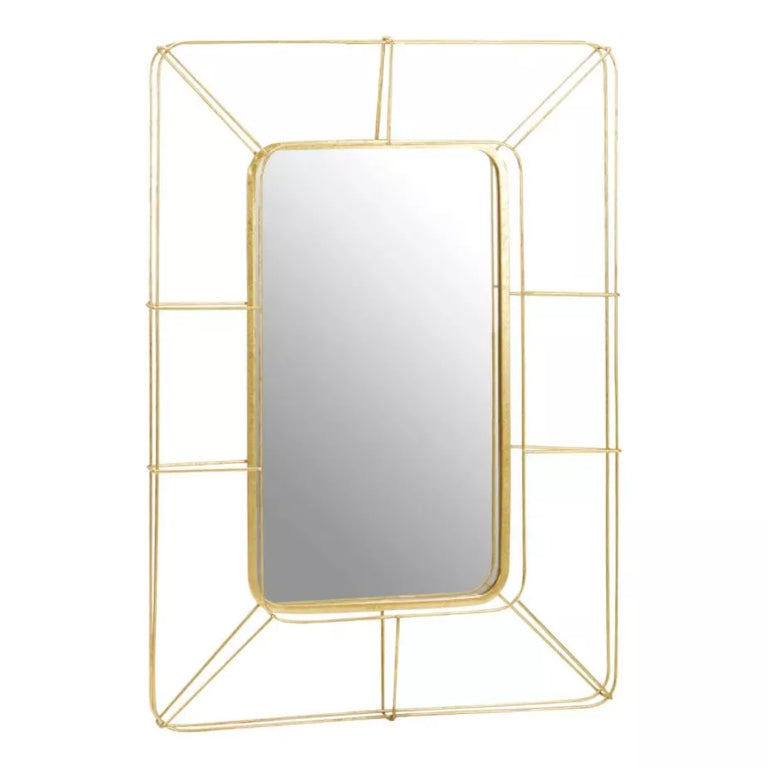Yaxa Wall Mirror Faux Gold Foil
