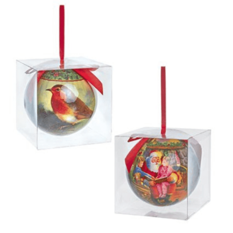 Traditional Decoupage Balls