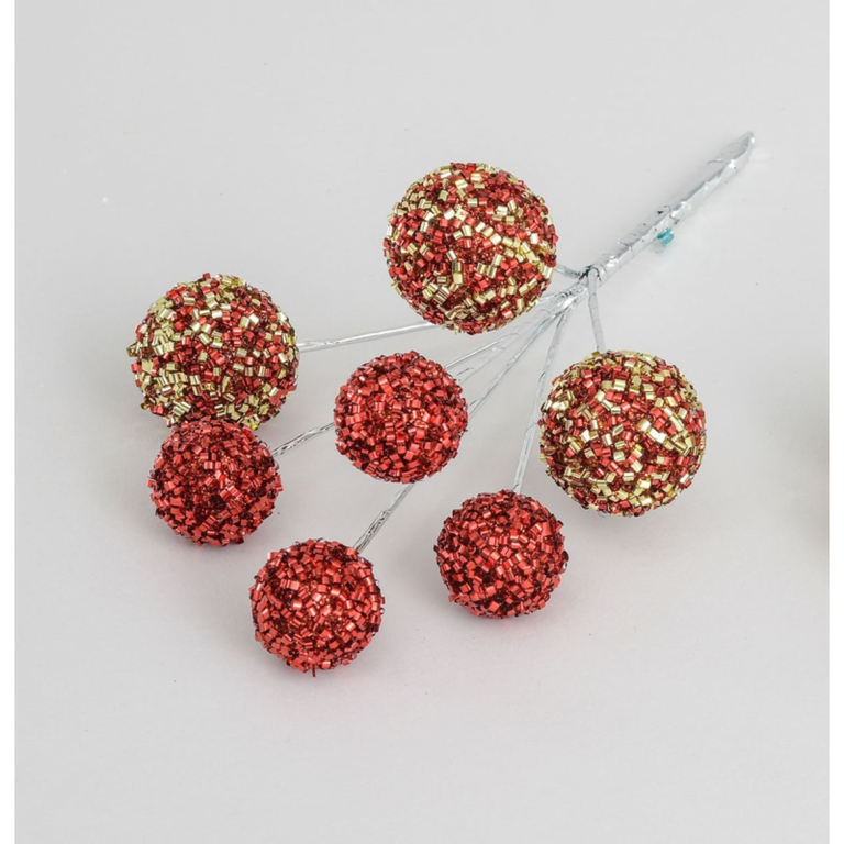 26CM Bead Ball Pick Red