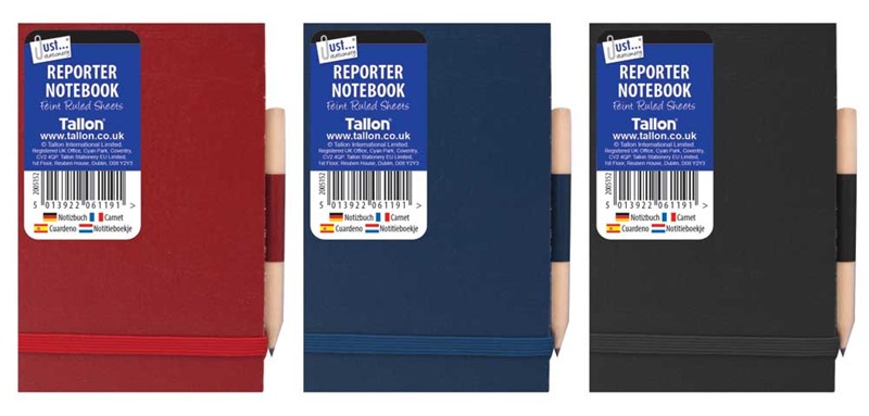 Police Style Note Book 13 x 85cm with pencil - Foy and Company