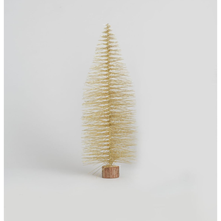 55CM Glitter Tree with Stand Gold