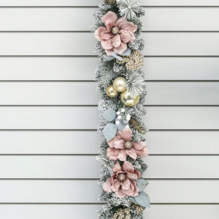 180CM Rose Magnolia Garland