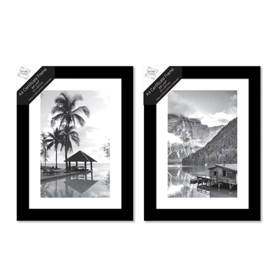 A4 Photo Frame Black