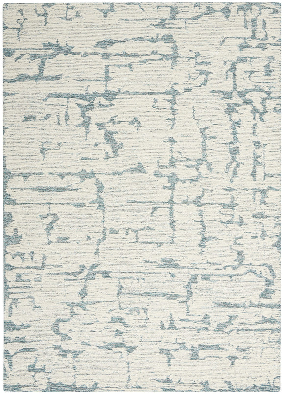 Calvin Klein Sculptural Rug 01 Teal