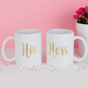 True Valentine Set of 2 His  Hers Mugs