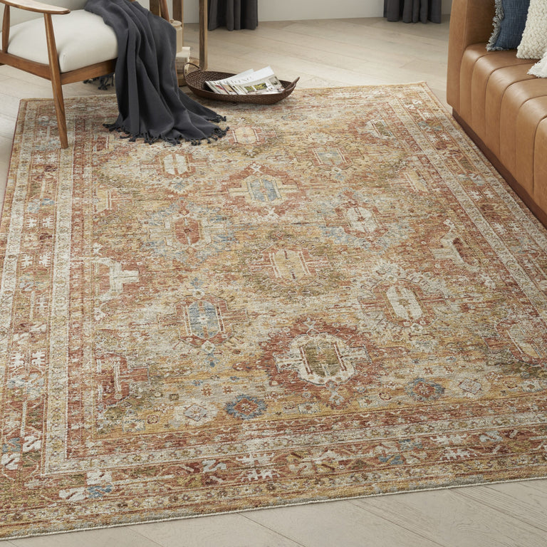 Nourison Sahar Rug 01 Rust