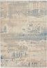 Nourison Solace Rug 08 Ivory Grey Blue