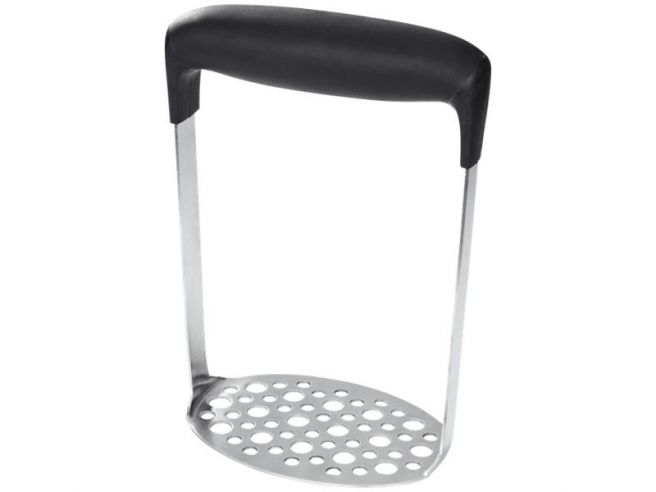Judge Potato Masher with Soft Grip Handle, Lump-Free Grid Design, 18cm Durable Kitchen Tool for Potatoes & Vegetables