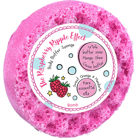 The Raspberry Ripple Effect Body Buffer Shower Soap