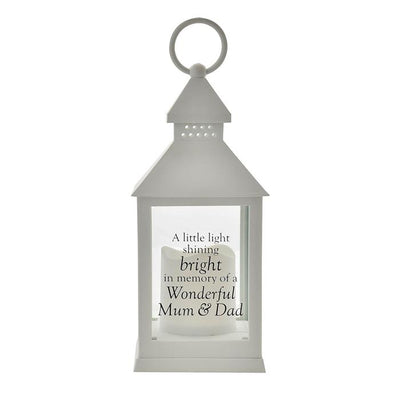 Thoughts Of You Graveside Lantern Mum  Dad
