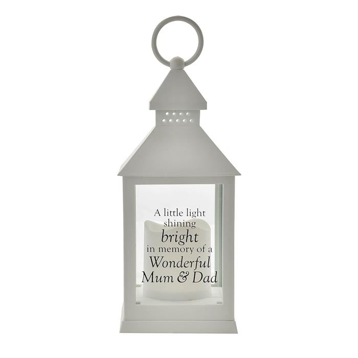 Thoughts Of You Graveside Lantern Mum  Dad