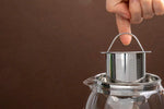 La Cafetire Le Teapot Glass Tea Infuser Copper