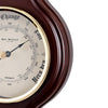 Wooden Barometer And Thermometer