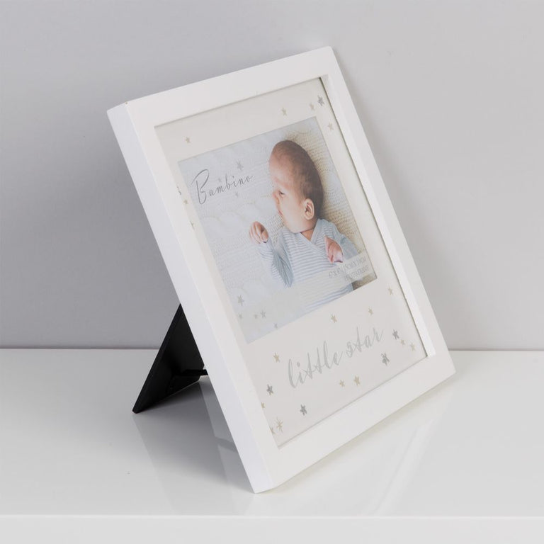 White Frame With Stars  Little Star 4x 6