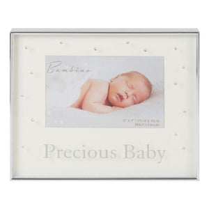 Silver Plated Photo Frame  Precious Baby 6x 4