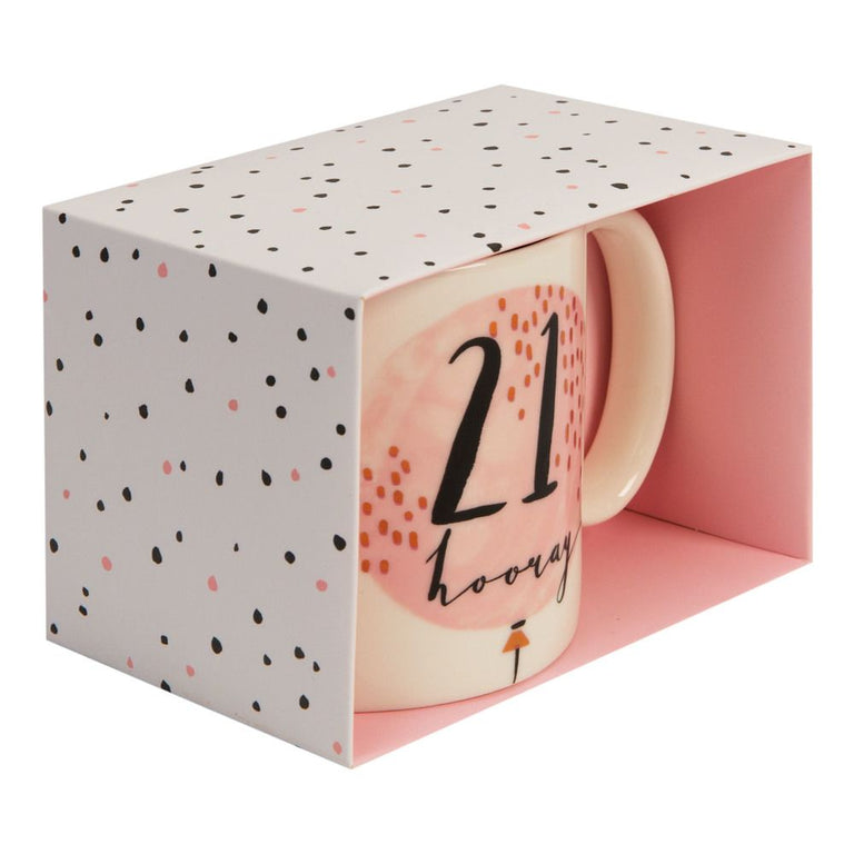 Ceramic Female 21 Birthday Mug